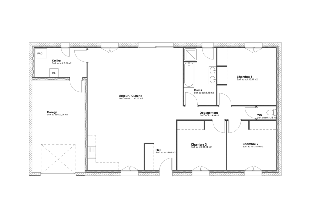 Modèle Alouette - 110 m²