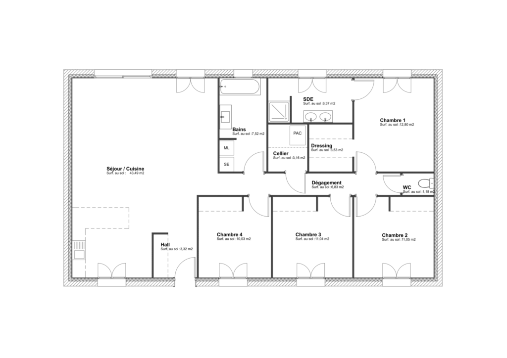 Modèle Alouette - 120 m²