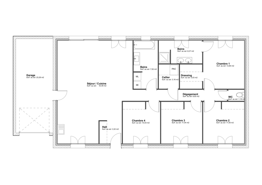 Modèle Alouette - 120 m²