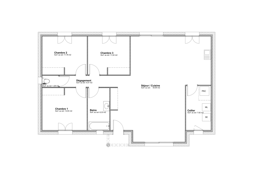 Modèle Fauvette - 110 m²