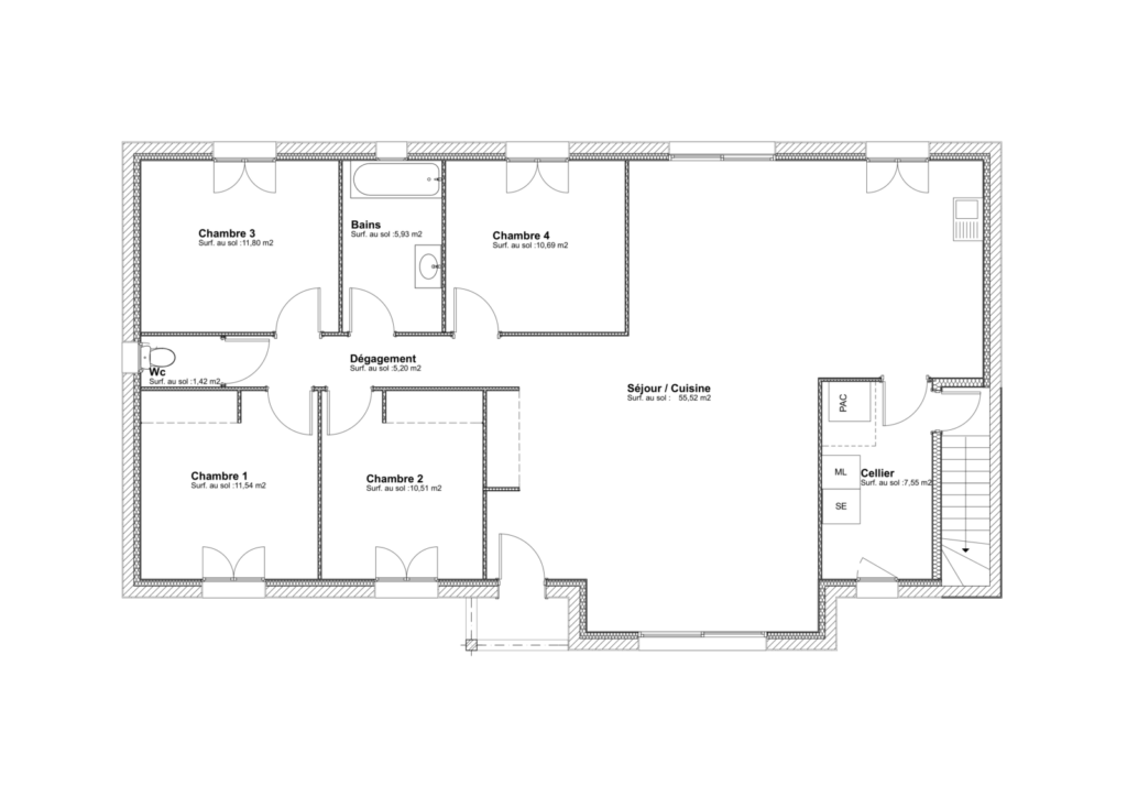 Modèle Fauvette - 120 m²