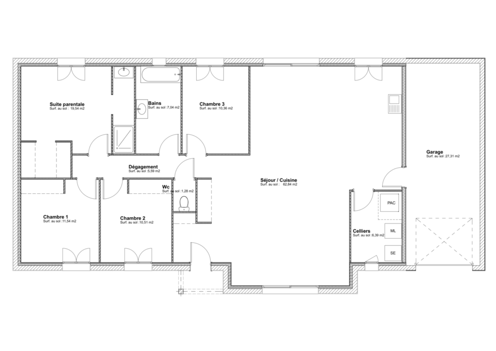 Modèle Fauvette - 135 m²